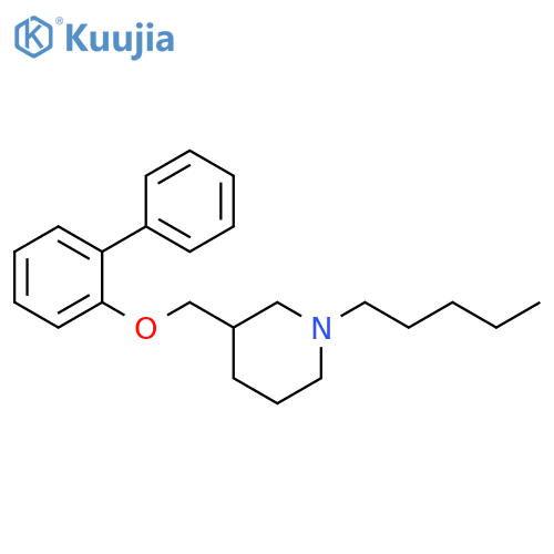 Piperidine, 3-[([1,1'-biphenyl]-2-yloxy)methyl]-1-pentyl- structure