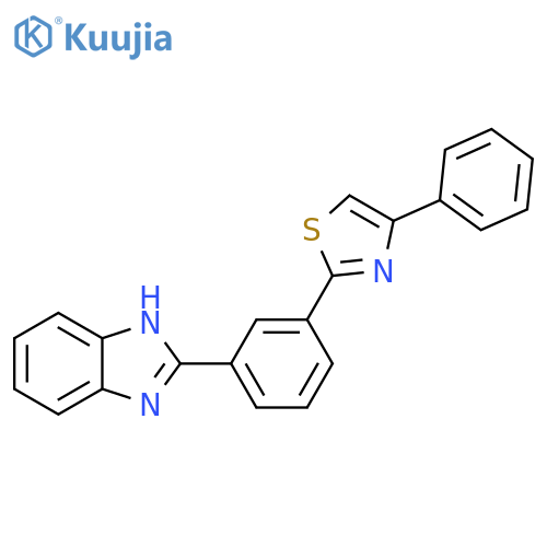2-[3-(2-Benzimidazolyl)phenyl)]-4-phenylthiazole structure