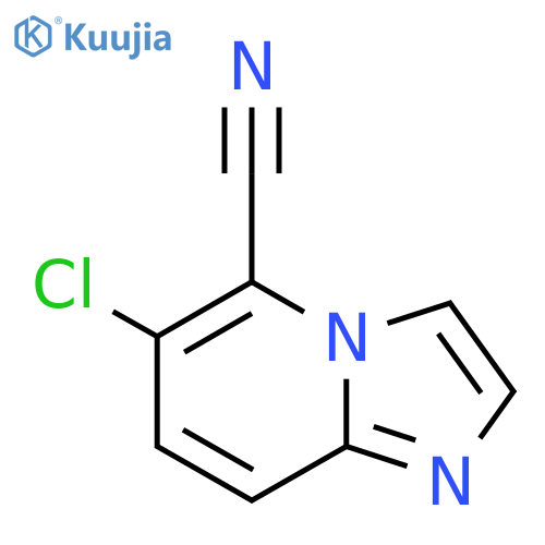 6-Chloroimidazo1,2-apyridine-5-carbonitrile structure