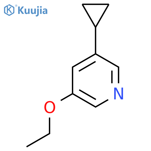5-Cyclopropyl-3-ethoxypyridine structure