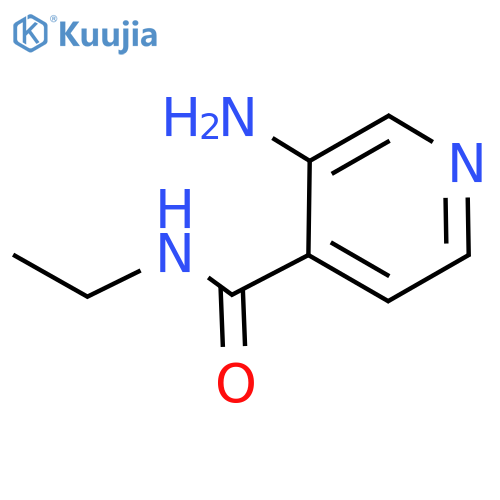 3-Amino-N-ethylisonicotinamide structure