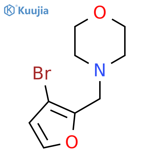 4-((3-Bromofuran-2-yl)methyl)morpholine structure