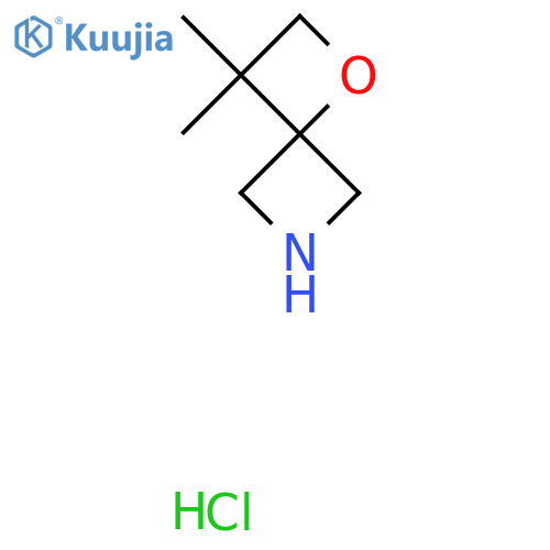 3,3-dimethyl-1-oxa-6-azaspiro[3.3]heptane;hydrochloride structure