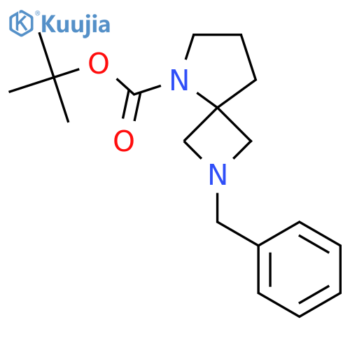 Tert-butyl 2-benzyl-2,5-diazaspiro[3.4]octane-5-carboxylate structure