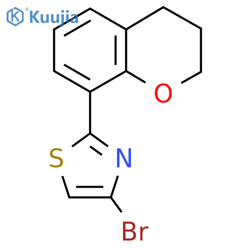 4-Bromo-2-(chroman-8-yl)thiazole structure
