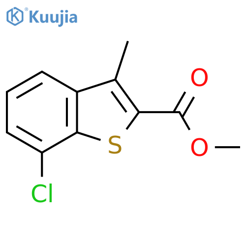 Methyl 7-chloro-3-methylbenzo[B]thiophene-2-carboxylate structure