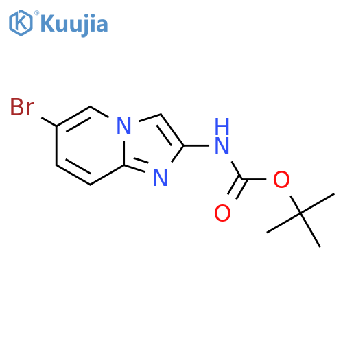 Tert-butyl (6-bromoimidazo[1,2-A]pyridin-2-YL)carbamate structure
