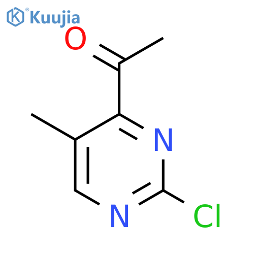 1-(2-Chloro-5-methylpyrimidin-4-yl)ethanone structure