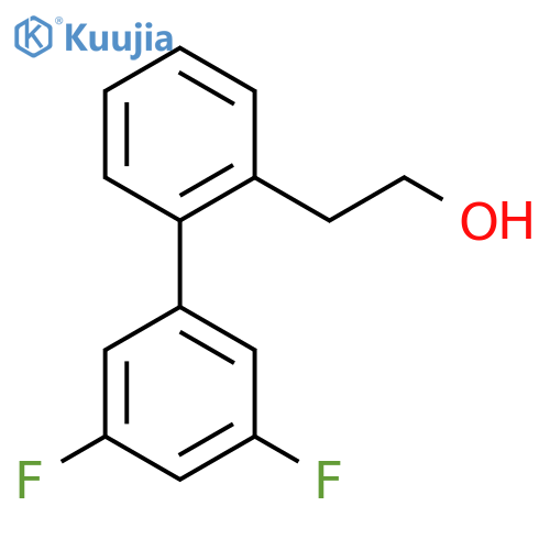 2-(3',5'-Difluoro-[1,1'-biphenyl]-2-YL)ethanol structure