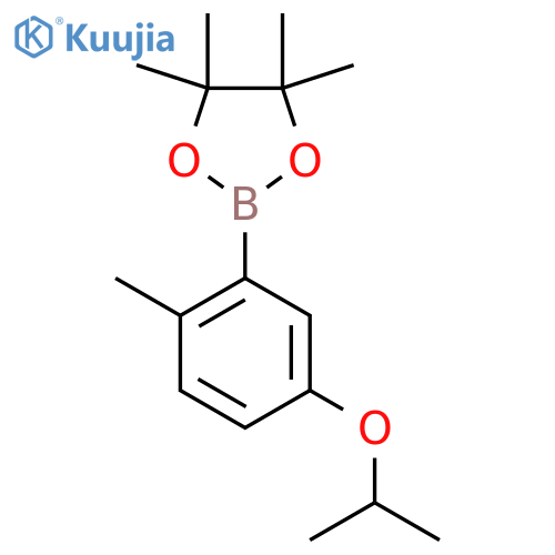 5-Isopropoxy-2-methylphenylboronic acid, pinacol ester structure