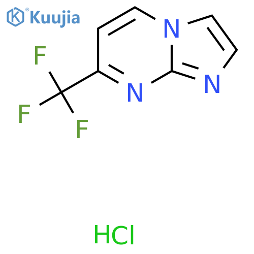 7-(Trifluoromethyl)imidazo[1,2-a]pyrimidine hydrochloride structure