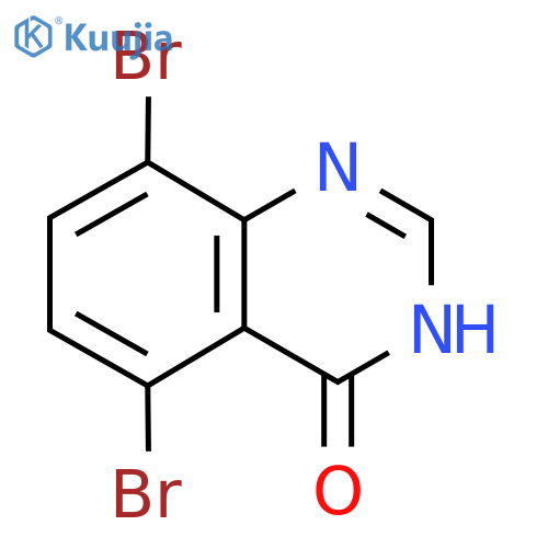5,8-Dibromo-3,4-dihydroquinazolin-4-one structure