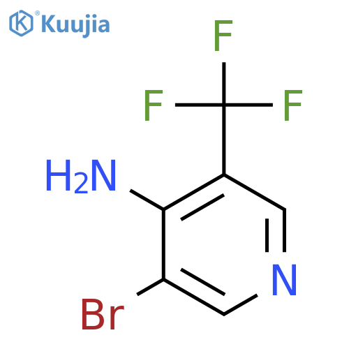 3-Bromo-5-(trifluoromethyl)pyridin-4-amine structure