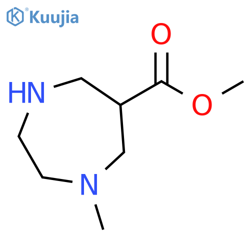 methyl 1-methyl-1,4-diazepane-6-carboxylate structure