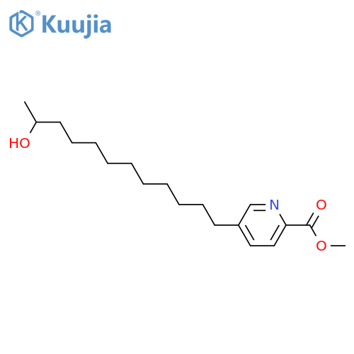 5-(11-Hydroxydodecyl)-2-pyridinecarboxylic acid; (R)-form, Me ester structure