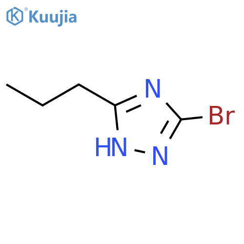 3-Bromo-5-propyl-1H-1,2,4-triazole structure