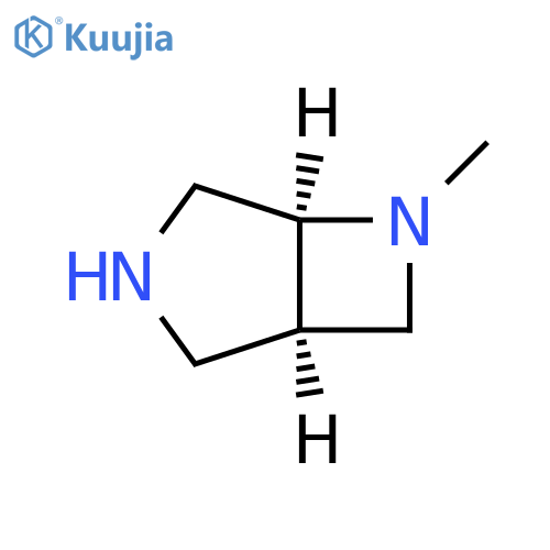 (1R,5S)-6-Methyl-3,6-diazabicyclo[3.2.0]heptane structure