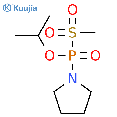 Phosphinic acid,(methylsulfonyl)-1-pyrrolidinyl-, 1-methylethyl ester (9CI) structure