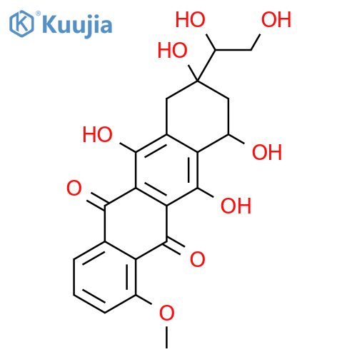 5,12-Naphthacenedione,8-(1,2-dihydroxyethyl)-7,8,9,10-tetrahydro-6,8,10,11-tetrahydroxy-1-methoxy- structure
