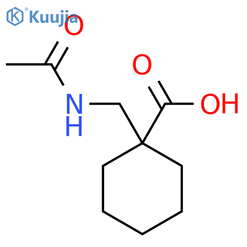 Acetylaminomethylcyclohexane carboxylic acid structure
