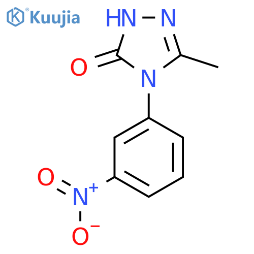 3-Methyl-4-(3-nitrophenyl)-4,5-dihydro-1H-1,2,4-triazol-5-one structure