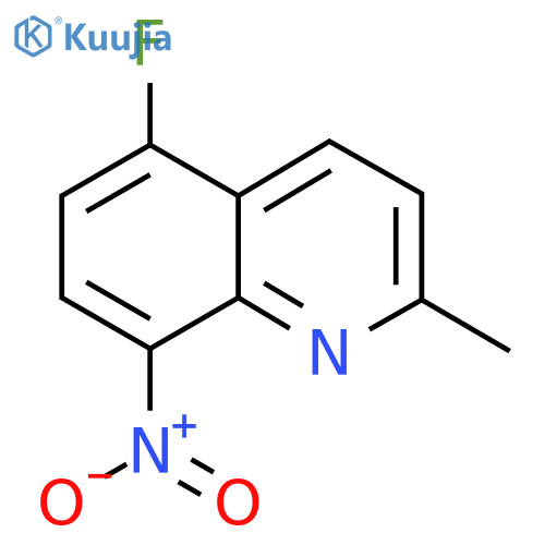 5-Fluoro-2-methyl-8-nitroquinoline structure
