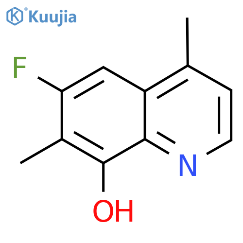 6-Fluoro-4,7-dimethylquinolin-8-ol structure