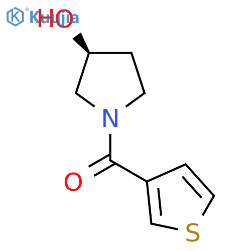 (S)-(3-Hydroxypyrrolidin-1-yl)(thiophen-3-yl)methanone structure