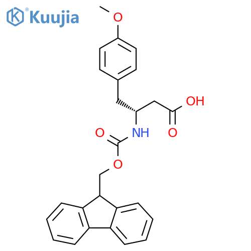 Fmoc-(R)-3-Amino-4-(4-methoxy-phenyl)-butyric acid structure