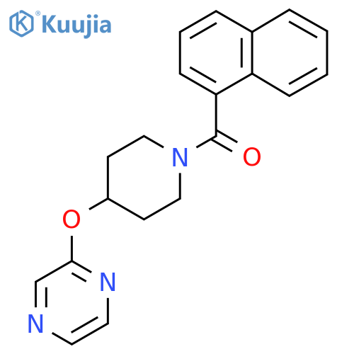 2-{[1-(naphthalene-1-carbonyl)piperidin-4-yl]oxy}pyrazine structure