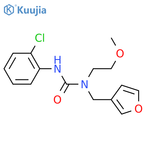 1-(2-chlorophenyl)-3-(furan-3-yl)methyl-3-(2-methoxyethyl)urea structure