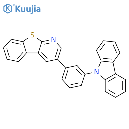 3-(3-(9H-Carbazol-9-yl)phenyl)benzo[4,5]thieno[2,3-b ]pyridine structure