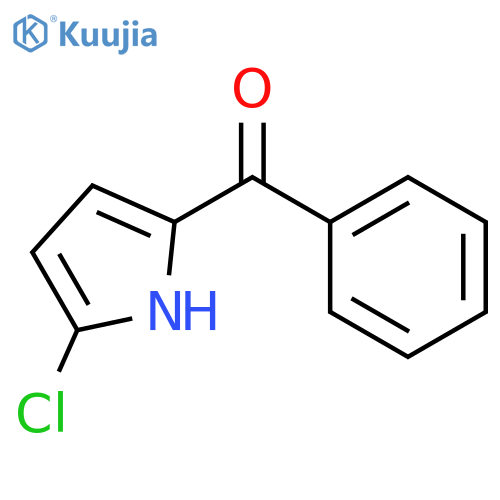 (5-chloro-1H-pyrrol-2-yl)(phenyl)methanone structure