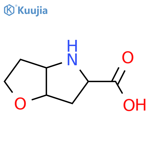 hexahydro-2H-furo[3,2-b]pyrrole-5-carboxylic acid structure