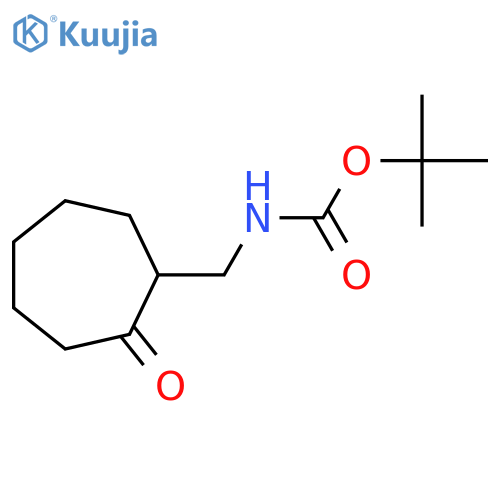 tert-butyl N-(2-oxocycloheptyl)methylcarbamate structure