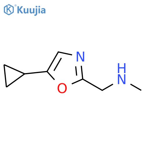 (5-cyclopropyl-1,3-oxazol-2-yl)methyl(methyl)amine structure