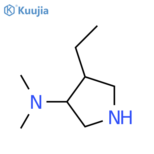 4-ethyl-N,N-dimethylpyrrolidin-3-amine structure
