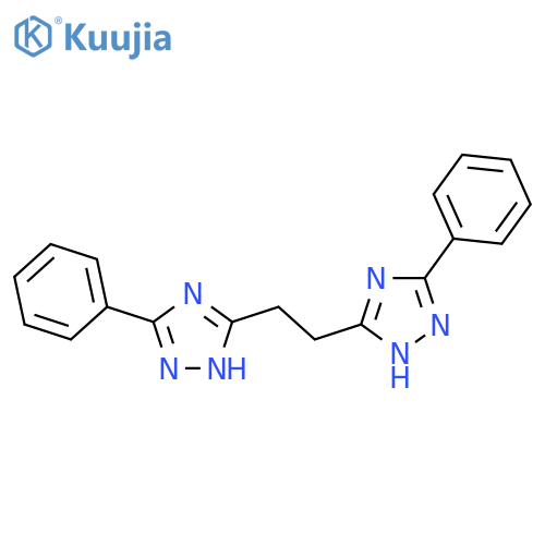 1H-1,2,4-Triazole,3,3'-(1,2-ethanediyl)bis[5-phenyl- structure