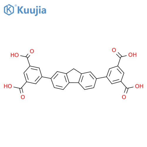 1,3-Benzenedicarboxylic acid, 5,5'-(9H-fluorene-2,7-diyl)bis- structure