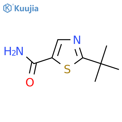 2-tert-butyl-1,3-thiazole-5-carboxamide structure