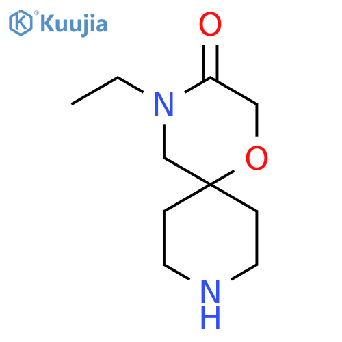 4-Ethyl-1-oxa-4,9-diazaspiro[5.5]undecan-3-one structure