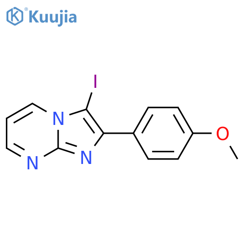 3-Iodo-2-(4-methoxyphenyl)imidazo[1,2-a]pyrimidine structure