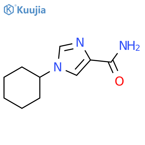1-Cyclohexyl-1H-imidazole-4-carboxylic acid amide structure