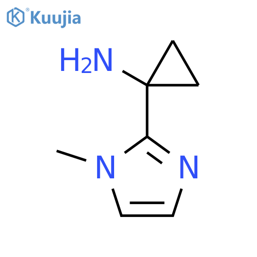 1-(1-methyl-1H-imidazol-2-yl)cyclopropan-1-amine structure