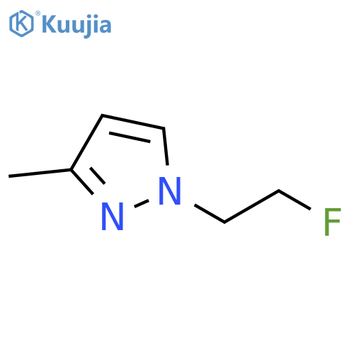 1-(2-fluoroethyl)-3-methyl-1H-pyrazole structure