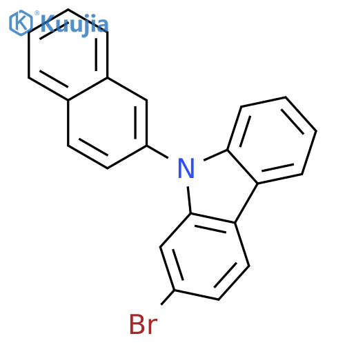 2-Bromo-9-(2-naphthyl)-9H-carbazole structure