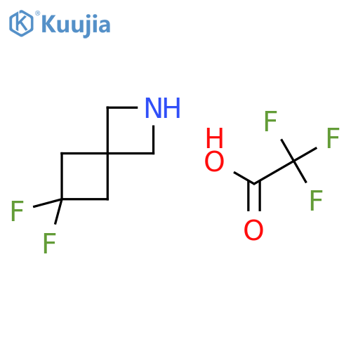 6,6-difluoro-2-azaspiro[3.3]heptane trifluoroacetate structure