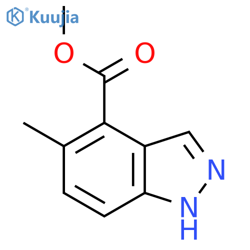 methyl 5-methyl-1H-indazole-4-carboxylate structure