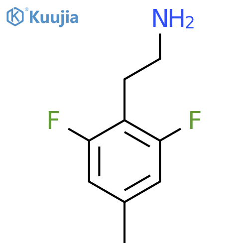 2-(2,6-difluoro-4-methylphenyl)ethan-1-amine structure