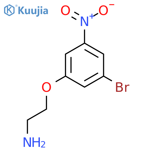 2-(3-bromo-5-nitrophenoxy)ethan-1-amine structure